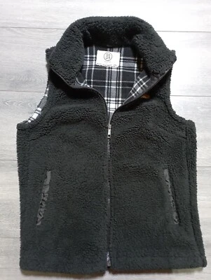 Chaleco Sage Collective Adulto Mujer Pequeño Negro Sherpa Forrado de Vellón Foto 1 de 4
