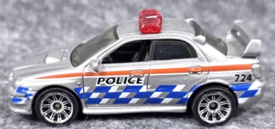 Matchbox Subaru Impreza Police Silver MBX City Action  Foto 1 de 4