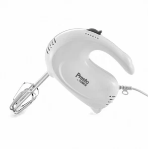 TOWER PRESTO 150W HAND MIXER 5 SPEED SETTINGS 2 X BEATERS 2 X DOUGH HOOKS - Picture 1 of 5