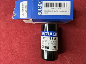 BOJACK 161-193 uf/MFD 125 VAC ±20% 50/60 Hz CD60 Round Motor Well Pump Start Ca - Picture 1 of 3