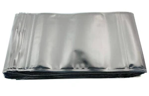 100 Anti Static Shielding ESD Bags 5" x 7" Medium Zippered Reclosable Resealable - Picture 1 of 4