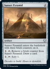 1x Sunset Pyramid - Foil MTG Commander Legends NM Magic Foil