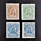 Lot de timbres-poste 1899 Ceres Estado Salvador 4 pièces G/VG *