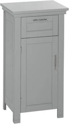 RiverRidge 06-076 Home Somerset Collection Single Door Floor Cabinet, Grey  - Image 1 of 4