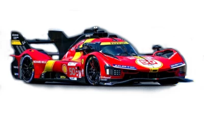 1:12 RC Clear Body Shell - Le Mans Ferrari 499P for 1:12th scale on road car - Image 1 of 4