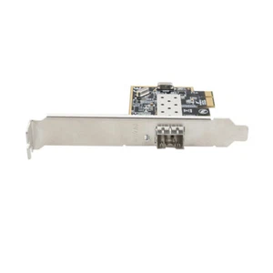 Fiber Port SFP Ethernet Game PCIE Network Card Adapter PCIe 100M Fiber lan Card - Picture 1 of 6