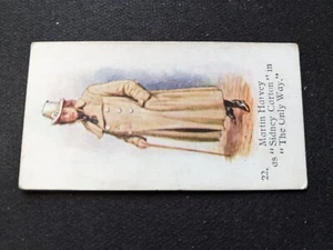 1916 Player's Past & Present Card # 22 Martin Harvey (VG/EX) - Picture 1 of 3