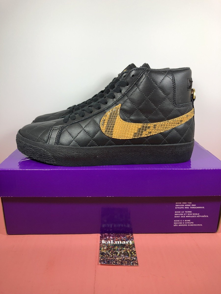 Nike Supreme x Zoom Blazer QS SB Mid Black Snakeskin for Nike Supreme x Zoom Blazer QS SB Mid Black Snakeskin for