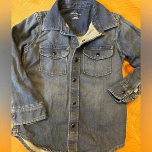 Baby GAP Denim Button Down Shirt Long Sleeve 5 years - Picture 1 of 4