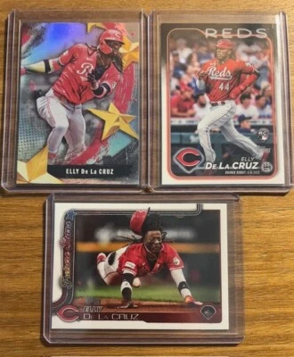 Fun Cincinnati Reds Lot! 40+ Cards! De La Cruz Greene Stars, Legends & Rookies! - Image 1 of 4