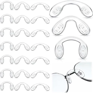 24 Pieces 3 Size Nose Pads for Glasses U Shaped Screw 42Mm 32Mm 28Mm in Eyeglass - Picture 1 of 12