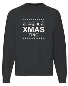 Navidad Ting Divertida Navidad Jumper Suéter Navidad Sudadera - Imagen 1 de 3