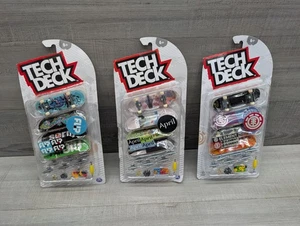 Menge 3 Tech Deck 4 Pack Fingerboard Skateboards. Element, Flip, April. NEU.    - Bild 1 von 10