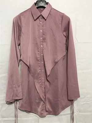 Shein Damen Bluse Langarme Rosa Gr S - Bild 1 von 4