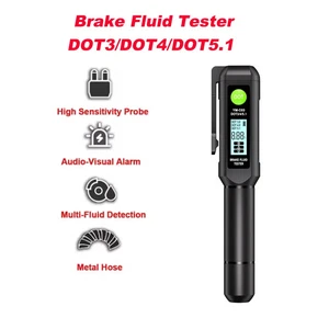 Penna tester liquido freni auto con display intelligente per DOT3/DOT4/DOT5.1 - Foto 1 di 15