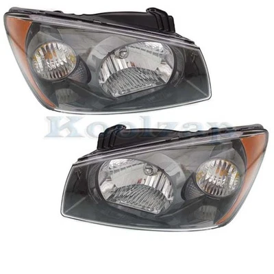 For 04-06 Spectra/Spectra5 Headlight Headlamp Front Head Light w/Bulb SET PAIR - Image 1 of 4