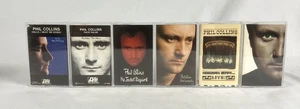 PHIL COLLINS Cassette Tape Lot x6 Face Value Hello No Jacket Seriously Live Both - Foto 1 di 17