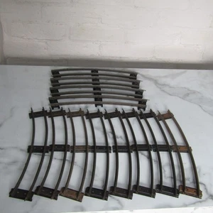 Hornby O Gauge Clockwork 2ft Curve Track Flat Sleepers x 12 lot 4 - Picture 1 of 5