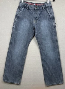Vintage Tommy Hilfiger Carpenter Boys Sz 14 Y2K Denim Baggy Hip Hop Skater Jeans - Picture 1 of 13