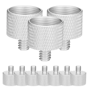  10 Stück Mikrofon Schraube Adapter 5/8 Buchse auf 1/4 Stecker Stativ Halterung Konverter - Bild 1 von 12