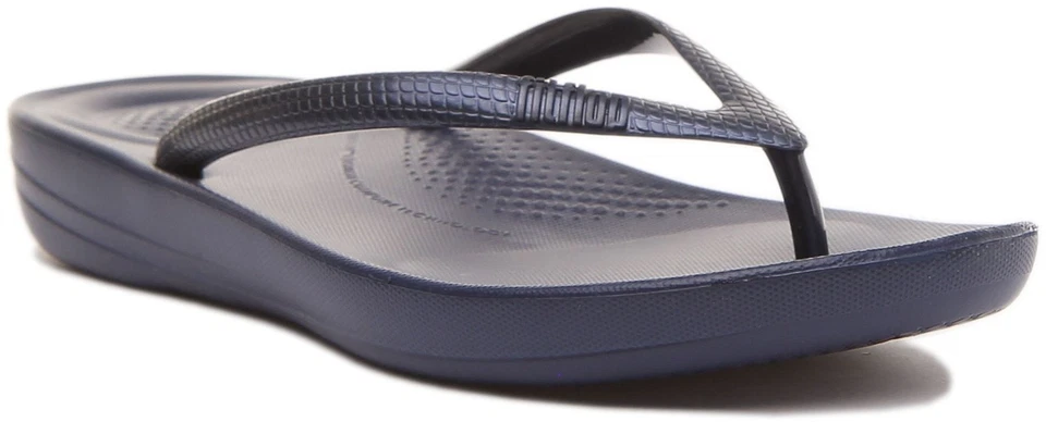 FITFLOP Iqushion Ergonómico Alto Rebote Aire Espuma Mujer Sandalia Bronce UK 3 - - Imagen 1 de 1