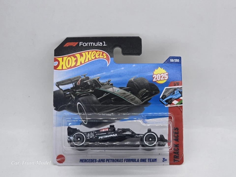 Mercedes-AMG Petronas Formula One Team - Track Aces 1/5 HOT WHEELS 1:64 1/64 - Immagine 1 di 1
