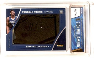 2019-20 Panini Instant Jumbo Kicks 1/1 Zion Williamson Rookie #ZW1 HGA ES6 - Picture 1 of 2