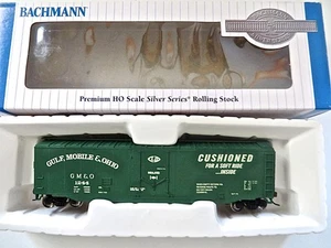 HO Bachmann 18032 Silver Series Gulf Mobile & Ohio 50' Plug Door Boxcar Low Ship - Picture 1 of 7