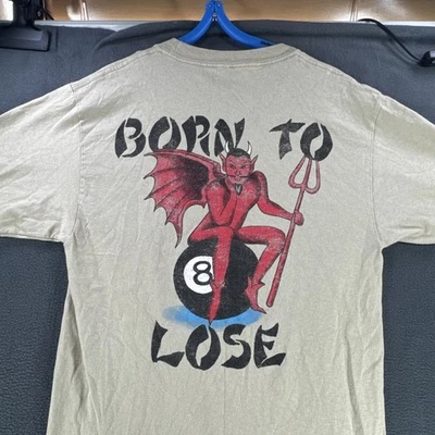 Camiseta LOST ENTERPRISES Camiseta Born To Lose Devil 8 Bolas Tostado Cereza Talla Pequeña Foto 1 de 4