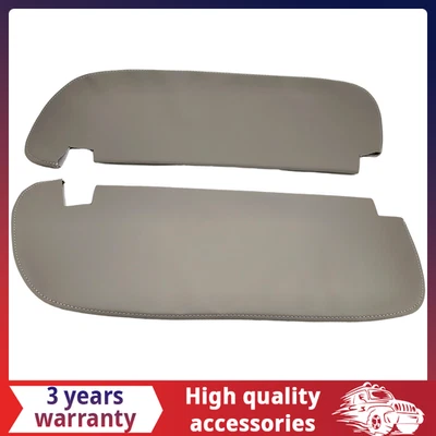 Sun Visor Replacement Cover for Dodge RAM 1994-2001 Gray Microfiber Leather - Изображение 1 из 4