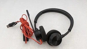 Plantronics Blackwire 3220 BW3320-M USB C Headset w/ USB-A DONGLE FREE SHIPPING - Picture 1 of 8