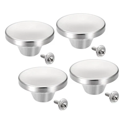 Manopola universale Pot Coperchio Sostituzione Manopola 52x25mm,Argento,4pz - Immagine 1 di 4