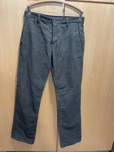 Men's Kenneth Cole Reaction Dark Olive Green Corduroy Pants Size 32/34 - Picture 1 of 6