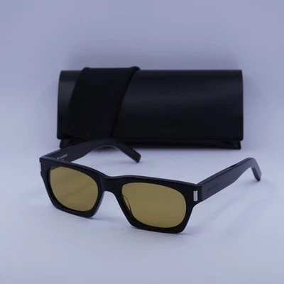 Saint Laurent SL402 010 Black/Yellow 54-18-145 Sunglasses New Authentic - Image 1 of 4