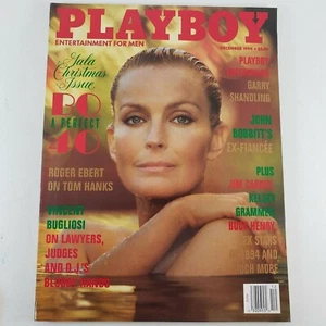 Playboy Magazine Vintage December 1994 Gala Christmas Issue & Bo A Perfect 40 - Imagen 1 de 3