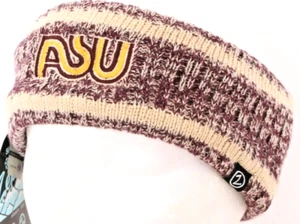 NEW ASU Arizona State Sun Devils Zephyr Winter Headband hat knit Ear Warmer OSFA - Picture 1 of 9
