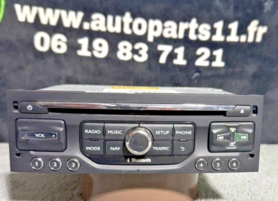 AUTORADIO ORIGINE GPS BLUETOOTH PEUGEOT CITROEN  98067080XT  RNEG2 RT6 2.8 - Photo 1/4