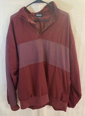 Etonic Golf Wear Men’s Pullover Maroon XL - Image 1 of 4