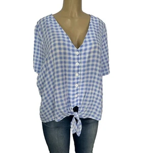 Market & Spruce Shirt Womens Size XXL CasualTie Hem  Top - Picture 1 of 15