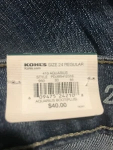 SO Wmn's Sz24 Regular Boot Cut Med Blue Wash NWT - Picture 1 of 4