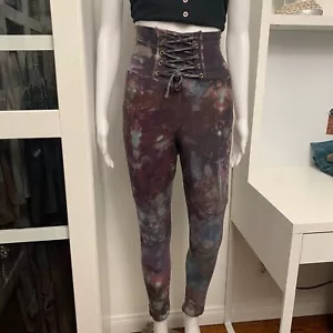 Mystic Minx Lace-Up Pocket Leggings Medium Tie Dye Cheaper In Organic Group - Bild 1 von 10