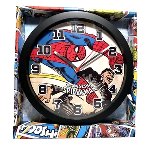 The Amazing Spider-Man Wall Clock Marvel Battery Operated Analog - Picture 1 of 12