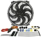 Derale 14" Tornado Reversible 1350Cfm Electric Fan with 180⁰F Thermostat 16014
