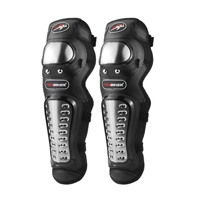 LEATHERDIRECT Knee Pads Motorbike Racing Motocross Protector Guard Protective Cycle Gear Black