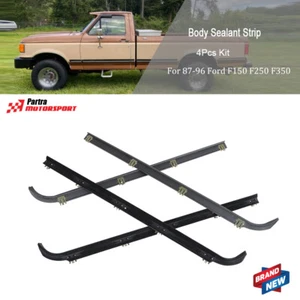Fit For 87-96 Ford F150 F250 F350 Window Sweep Strips Seal Window Moulding Trim - Picture 1 of 8