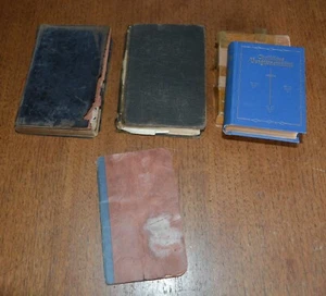 ANTIQUE GERMAN BIBLES & Daily Devotion Pocket Books (3) Late 1800s - Imagen 1 de 24