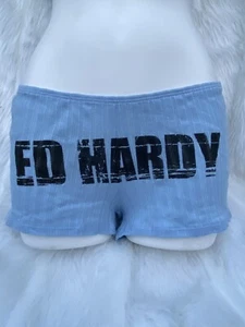 Boxer Ed Hardy "BOXER POINTELLE"" Taglia GRANDE ""LOVE"" Collezione Blu Rosso Rosa - Foto 1 di 12