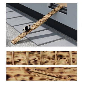 Katzenleiter Katzentreppe Geflammt Katzenstufe für Balkon Fenster 1 - 6m Holz - Bild 1 von 236