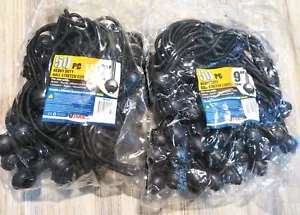 100 pcs 9" Black Ball Bungee Bungie Cord Heavy Duty Canopy Tarp Tie Downs - Picture 1 of 2
