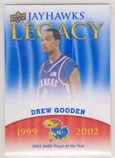 2013 Upper Deck University of Kansas Jayhawks Legacy Drew Gooden #JL23